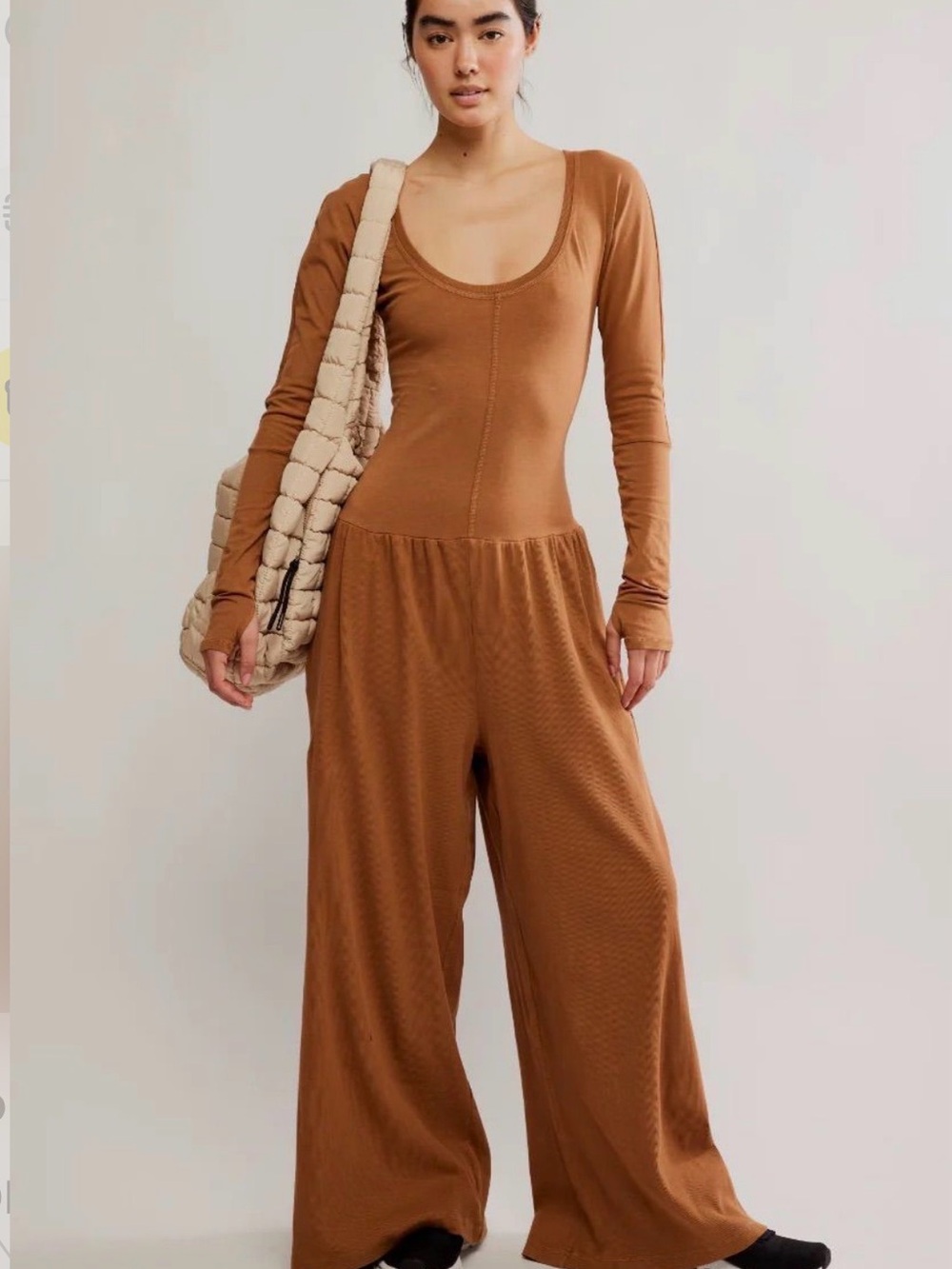 Free People Wide Leg Long Sleeve Hot Shot NWOT Medium